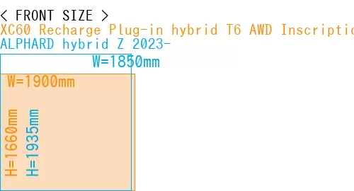 #XC60 Recharge Plug-in hybrid T6 AWD Inscription 2022- + ALPHARD hybrid Z 2023-